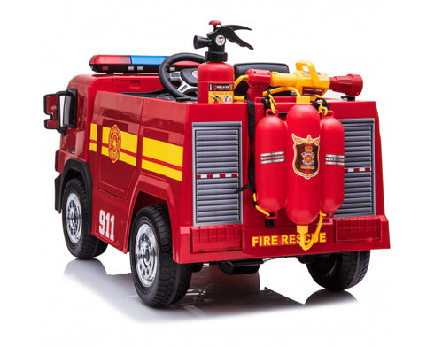 12V Children's Ride On Fire Engine with Accessories